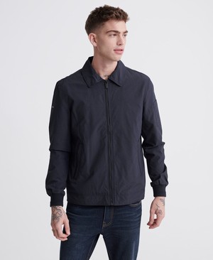 Superdry Collared Harrington Férfi Kabát Sötétkék | YLMXU9812